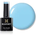 Bluesky Blue Splash UV/Gel Nail Polish 10 ml, Blue
