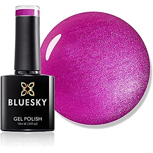 Bluesky Paradise Pink Shimmer Gel Nail Polish 10 ml, Fuscia