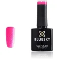 Bluesky Bright Pink Glitter Gel Nail Polish 10 ml, Shimmery