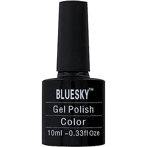 Bluesky Gel Nail Polish 10 ml, Beige Glitter