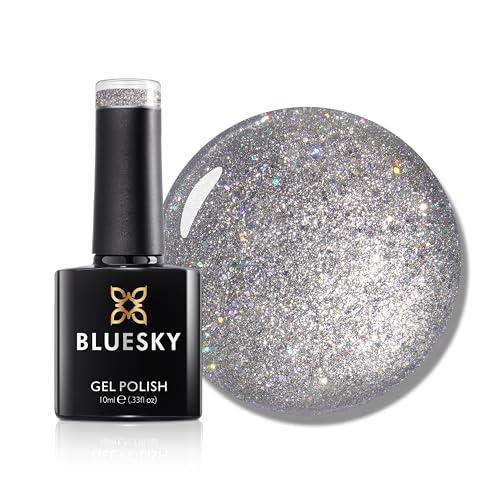 Bluesky Gel Nail Polish, Galaxy, 10 ml, Silver