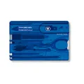 Victorinox Swiss Army Swiss Card Classic with 10 Functions, Blue Transparent