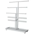 Home Traditions Z01649 Tree Tower, 3 Tier Metal with Modern Look and Jewelry Organization, White