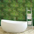 RoomMates Green & Black Living Wall Peel and Stick Removable Wallpaper