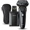Panasonic Rechargeable Wet/Dry 5-Blade Shaver with Pop-Up Trimmer & Auto-Cleaning System (ES-LV97-K841)