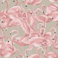 Tempaper Ballerina Pink Flamingo Removable Peel and Stick Wallpaper, 20.5 in X 16.5 ft, Made in The USA