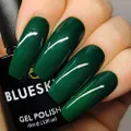 Bluesky City Vibes Collection Cortina D'Amprezzo Gel Nail Polish 10 ml, Dark Green