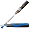 DeMarini 2022 CF (-10) USA Youth Baseball Bat - 32"/22 oz, Grey/Blue