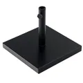 Trademark Innovations UMBASE-SQ-36BL Square 37lb. Cement Umbrella Base, 16", Black