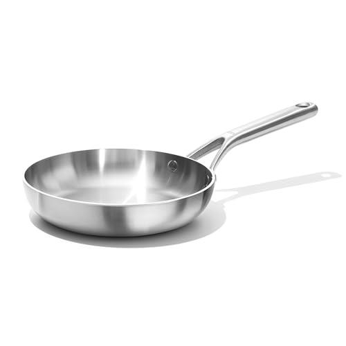 OXO Mira Tri-Ply Stainless Steel, 8" Frying Pan Skillet, Induction, Multi Clad, Dishwasher and Metal Utensil Safe