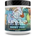 LevlUp Shiny Fox Gaming Booster, Energy, Focus and Concentration Drink Powder for Gamers with Taurine, Caffeine, L-Tyrosine and Vitamin B12, Peach and Lime Flavour, 320 g, 40 Servings