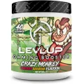 LevlUp Crazy Monkey Gaming Booster, Energy, Focus and Concentration Drink for Gamers with Taurine, Caffeine, L-Tyrosine and Vitamin B12, Cherry and Banana Flavour, 320 g, 40 Servings