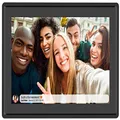 Feelcare 10.1 Inch 16GB Smart WiFi Digital Picture Frame, Send Photos or Small Videos from Anywhere, Touch Screen, 800x1280 IPS LCD Panel, Portrait and Landscape(Black)