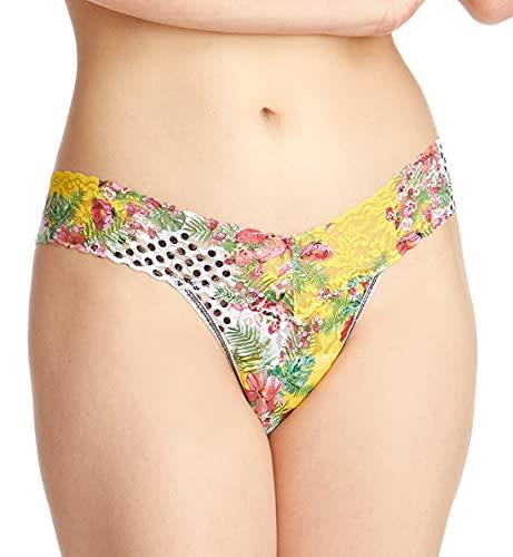 hanky panky Teens Floral Mashup Low Rise Thong, Multi, One Size