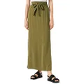 Amazon Brand - find. Women's Summer Maxi Skirt, Multicolour (Khaki), 10, Label:S