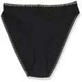 Tommy Hilfiger Women's Bikni Lace Panty, Black, Medium
