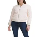 Levi's Women's Diamond Quilted Bomber Jacket, Scallop Shell, Large