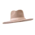 Sundaise Remy Panama Ribbon Edge Wool Felt Hat, Taupe