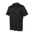 adidas Mens Melange Sport Shirt (A402) -Black Mela -2XL