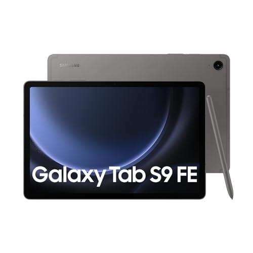 Samsung Galaxy Tab S9 FE 5G Tablet 128GB Storage, Smooth Display, Long Lasting Battery, Included S Pen, Water and Dust Resistance, 2023, Grey