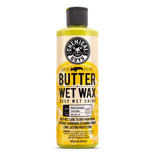 Chemical Guys WAC_201_16 Butter Wet Wax, Deep Wet Shine for Cars, Trucks, SUVs, RVs & More, 473 ml, Banana Scent