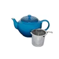 Le Creuset Classic Teapot with Stainless Steel Infuser, Marseille Blue