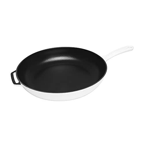 Chasseur Fry Pan with Cast Handle, 28 cm, Brilliant White