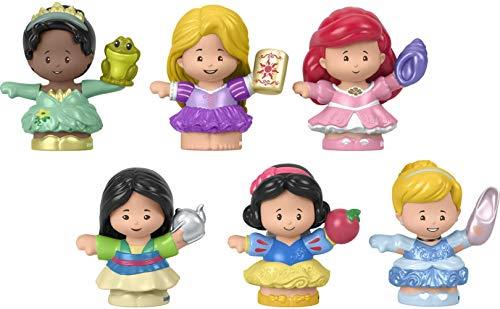 Fisher-Price Disney Princess Set by Little People, 6 Character Figures for Toddlers and Preschool Kids Ages 18 Months to 5 Years
