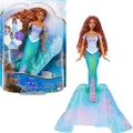 Disney Princess The Little Mermaid Transforming Ariel Fashion Doll, Switch from Human to Mermaid, Toys Inspired by The Movie