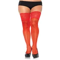 Leg Avenue Womens Stay-Up Lace Band Top Thigh Highs
