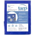KOTAP All-Purpose Multi-Use 5-mil Poly Tarp, Blue, Cut Size 24 x 36 ft./Finished Size 23 ft. X 35 ft. 4 in., TRA-2436, Waterproof