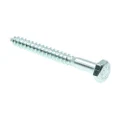 PRIME-LINE Lag Screw Bolt, Hex Head, 1/4 in X 2-1/2 in, Zinc Plated Steel, Pack of 100, 9055078
