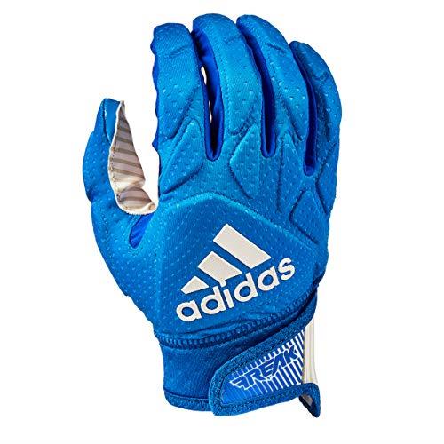 adidas Freak 5.0 Padded Football Receiver Glove, Royal/White, Small