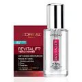 L'Oreal Paris Revitalift Hyaluronic Acid + Caffeine Hydrating Eye Serum with Anti-Aging Moisturizer Sample, 0.67 Fl Oz (Pack of 1)