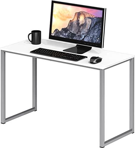 SHW Home Office 80cm Computer Desk, White