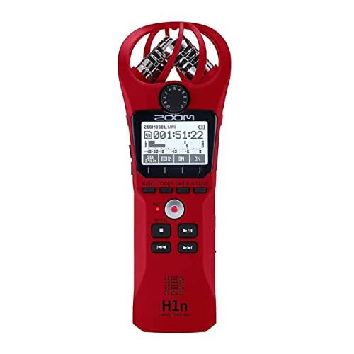 ZOOM H1 Handy Portable Digital Recorder (Red)