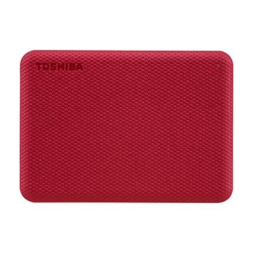 Toshiba Canvio Advance V10 2TB USB 3.0 Portable External Hard Drive, Red