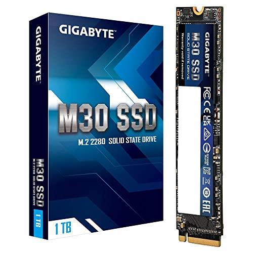 Gigabyte M30 1TB SSD, M.2 2280, PCI-E 3.0 x4, NVMe 1.3, Sequential Read ~3500 MB/s, Sequential Write ~3000 MB/s