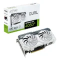 ASUS Dual GeForce RTX 4060 Ti White Edition 8GB GDDR6 (PCIe 4.0, 8GB GDDR6, DLSS 3, HDMI 2.1A, DisplayPort 1.4A, 2.5-Slot Design, Axial-tech Fan Design, 0dB Technology, and More)