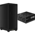CORSAIR 2000D Airflow Mini-ITX PC Case - Black + SF1000L Fully Modular Low-Noise SFX Power Supply - ATX 3.0 & PCIe 5.0 Compliant