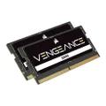 CORSAIR Vengeance DDR5 SODIMM 32GB (2x16GB) DDR5 5600MHz C48 (Compatible with Nearly Any Intel and AMD System, Easy Installation, Faster Load Times, XMP 3.0 Compatibility) Black