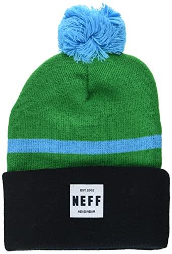 NEFF Men's Cozy, Colorful, Fun Beanie Hat for Cold Weather, Green, One Size