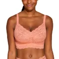 Cosabella Women's Say Never Curvy Sweetie Bralette, Coral Breeze, X-Large
