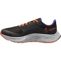 Nike Men's Air Zoom Pegasus 38 Shield Weatherised Road Running Shoes, Black Orange Total Orange, 8.5 US