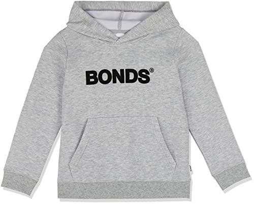 Bonds Kids Tech Sweats Pullover Hoodie, New Grey Marle, 8