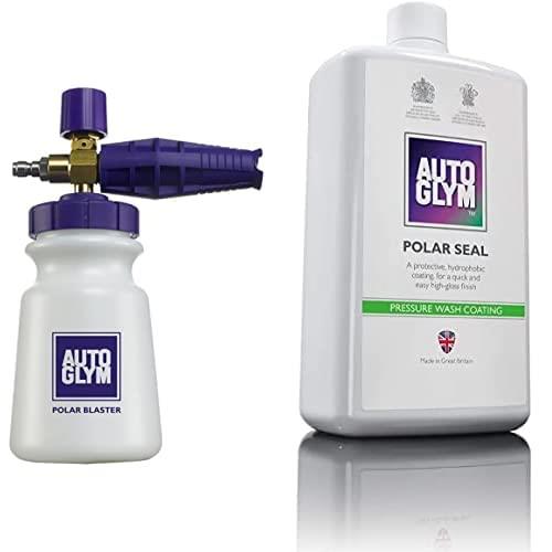 Autoglym Polar Seal Starter Bundle. Includes The Foam Cannon Polar Blaster and 1L Polar Seal. The Easiest Way to Wax Your car