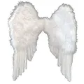 Sweidas WA2216WH Large Feather Angel Wings - White Large Feather Angel Wings - White