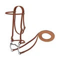 Weaver Leather Harness Leather Pony Browband Bridle with Single Cheek Buckle, Sunset