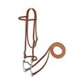Weaver Leather Harness Leather Pony Browband Bridle with Single Cheek Buckle, Sunset