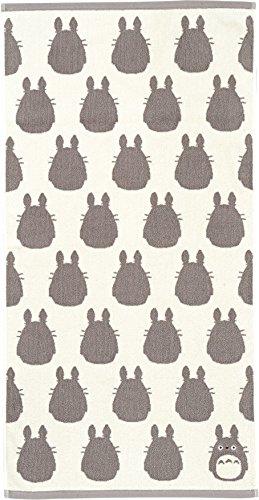 Marushin Silhouette Towel Series - My Neighbor Totoro Grey Totoro Bath Towel - Official Studio Ghibli Merchandise